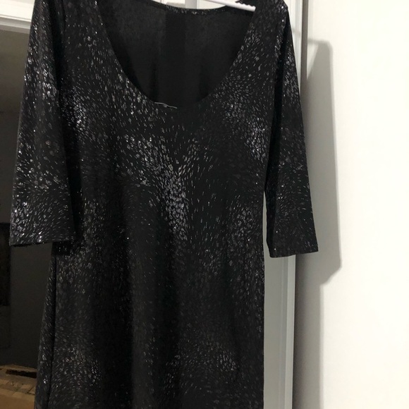 Women’s black sparkly dress - Picture 3 of 4